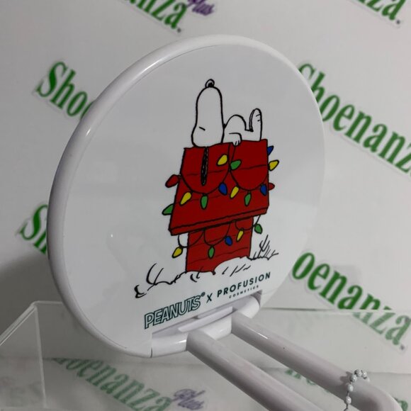 Peanuts X Profusion Cosmetics Handheld Mirror Foldable Woodstock Charm Snoopy - Picture 2 of 5